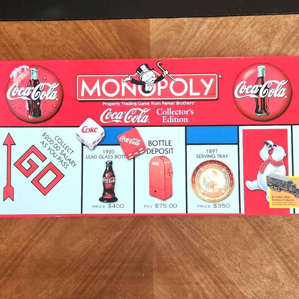 Monopoly Coca-Cola Collector's Edition Board Game